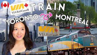 VIARAIL from Toronto to Montreal Economy Class and 10 tips [upl. by Egiap]