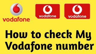 How to check My Vodafone number [upl. by Teddie]