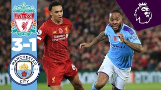 HIGHLIGHTS  Liverpool 31 Man City Fabinho Salah Mane Bernardo Silva [upl. by Oigufer]