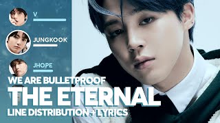 BTS  We Are Bulletproof  The Eternal Line Distribution  Color Coded Lyrics [upl. by Horowitz]