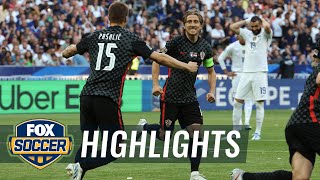 France vs Croatia Highlights  UEFA Nations League  FOX SOCCER [upl. by Sivartal]