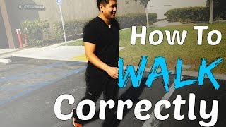 Physical Therapist Shows How To Walk Correctly [upl. by Blanca]