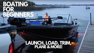 Boating Basics COMPLETE Guide to Launching Loading Driving amp More [upl. by Eanar]