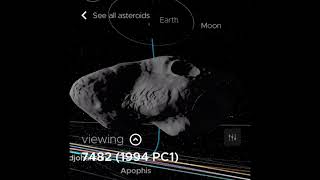 Asteroid hit earth 1994PC1 [upl. by Amadis]