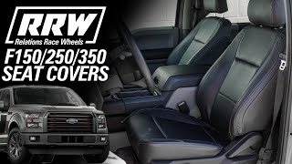 20152019 Ford F150 F250 F350 Leather Seat Covers  RRW [upl. by Chappelka]