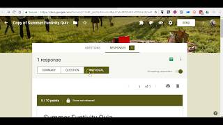 How to add feedback to responses in Google Forms quizzes [upl. by Aikemot260]