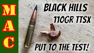 TEST Black Hills 300BLK 110gr TTSX [upl. by Drof367]