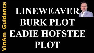 Lineweaver Burk and Eadie Hofstee plot [upl. by Elyse]