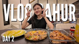 SAHUR DAY 2 WIM LIMSTEM WIM DOMT JUDGM  VLOG SAHUR RAMADHAN DAY 2 [upl. by Colver358]