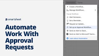 Automate Work With Approval Requests [upl. by Cuda]