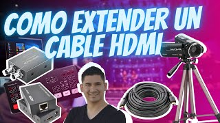 Como extender un cable de HDMI [upl. by Sairu851]