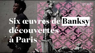 Six nouvelles œuvres de Banksy découvertes à Paris [upl. by Anastasius]