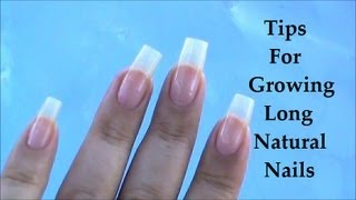 Tips For Growing Long Natural Nails x Bloopers [upl. by Elnore]