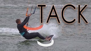 Tack Tutorial Strapless amp Directional Kitesurf Series [upl. by Rondon]