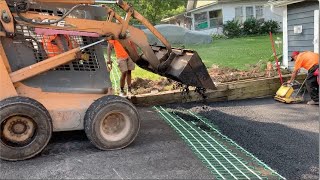 Asphalt Heated Driveway Installation [upl. by Menell]