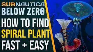 Subnautica Below Zero  How To Get Spiral Plant Clipping Spiral Plant Location [upl. by Eblehs]