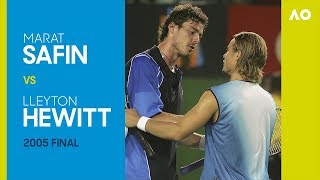 Marat Safin v Lleyton Hewitt  Australian Open 2005 Final  AO Classics [upl. by Jalbert623]