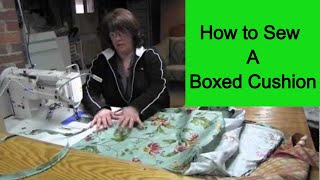 How To Sew A Boxed Cushion [upl. by Ced]