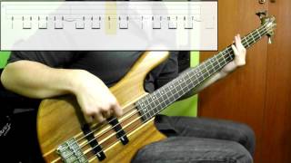 Muse  Psycho Bass Cover Play Along Tabs In Video [upl. by Anilak]