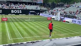 Kyrgios vs Lehecka Stuttgart Boss Open  a few court Level points [upl. by Gnak]