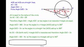 Geometric Proof  Corbettmaths [upl. by Aciamaj]