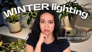 How I style houseplants for winter ❄️ plant tour [upl. by Nymassej688]