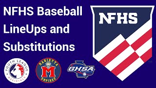 Managing LineUps and Substitutions for NFHS Baseball [upl. by Gavini]