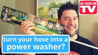 Turbo Jet Power Washer review as seen on TV TurboJet 130 [upl. by Tessy783]