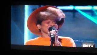 Erykah Badu slips at bet awards 2013 [upl. by Eeuqram88]