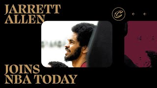 Jarrett Allen Joins NBA Today [upl. by Etnoel391]