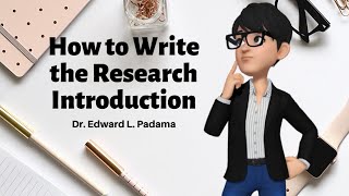 How to Write the Research Introduction [upl. by Courcy]