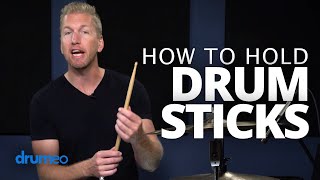 How To Hold Drumsticks [upl. by Lindbom910]