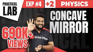 Plus Two  Physics  Practicals  Concave Mirror  Graphs  Very Important  Malayalam [upl. by Eiwoh]