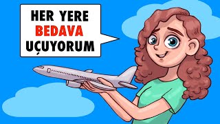 Uçakta Doğdum  Bu Nedenle İstediğim Her Yere Bedava Uçabiliyorum  İşte Benim Hikayem [upl. by Nitsur913]