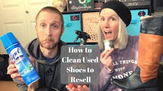 How to Clean Used Shoes for Reselling or Personal Use  Check out NEW 2020 version Link Below [upl. by Lynus]