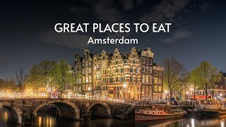 Great restaurants Amsterdam I Recommended series Netherlands [upl. by Idissac]