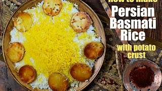 How to Make Persian Basmati Rice with Saffron [upl. by Naihtniroc]