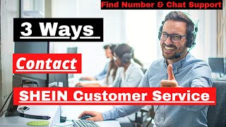 3 Ways To Contact Shein Customer Service  Find Number amp Chat Support [upl. by Keyek]