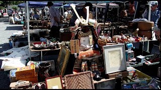 Toji Temple Fleamarket Antique MarketKyoto in Japan [upl. by Dyanne]