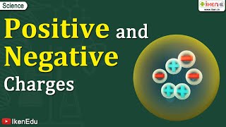 Positive and Negative Charges  Science  iKen [upl. by Atiekahs]