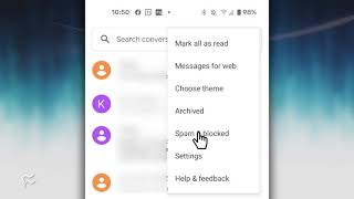 Android How to quickly block spam SMS [upl. by Nayrbo]