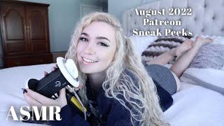 ASMR ♡ Patreon Sneak Peeks for August ♡ [upl. by Aenert725]