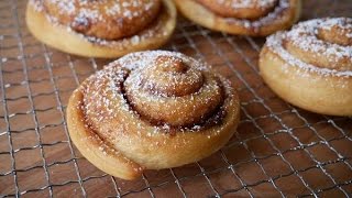 Zimtschnecken Selber Machen Rezept  Homemade Cinnamon Rolls Recipe  ENG SUBS [upl. by Artep109]