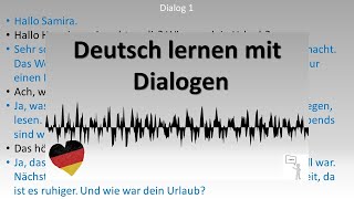 Dialoge A2  B1 Deutsch lernen durch Hören  4 [upl. by Neik18]