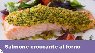 SALMONE CROCCANTE AL FORNO Facile e veloce [upl. by Honoria]