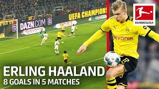 Erling Haaland Scores Again And Celebrates Teammates’ Goals  Now 8 Goals in 5 Matches [upl. by Roon997]