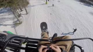 People Falling Off Ski Lifts Compilation Part 1 [upl. by Adnah284]