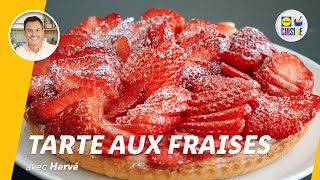 Tarte aux fraises  Lidl Cuisine [upl. by Kcirdef815]