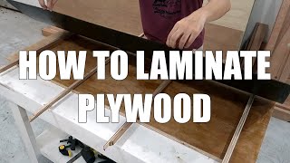 How To Laminate Plywood  Beginners Guide [upl. by Anived]