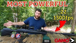 GAMO Magnum 22 10x Gen 2 worlds most powerful 22 pellet rifle [upl. by Eugine]